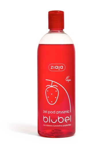 ZIAJA - BLUBEL żel pod prysznic żurawina poziomka - 500ml be-effective