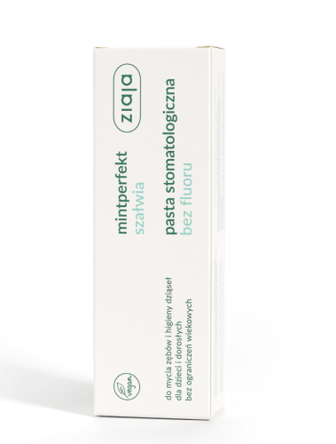 ZIAJA - Mintperfekt pasta szałwiowa bez fluoru - 75ml be-effective