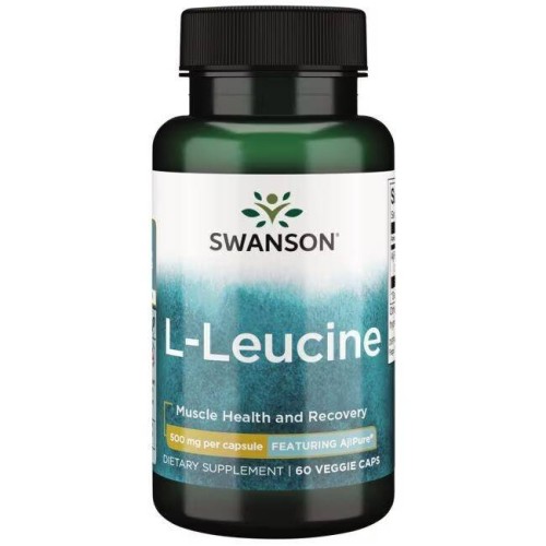 SWANSON AjiPure L-leucyna 500mg 60 kaps be-effective