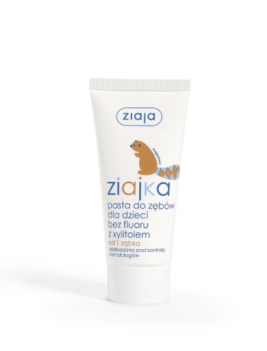 ZIAJA - ZIAJKA pasta do zębów z xylitolem bez fluoru od 1-go ząbka - 50ml be-effective