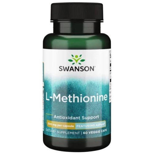 SWANSON AjiPure L-metionina 500mg 60kaps be-effective