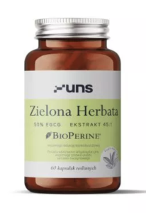 UNS - Zielona herbata + Bioperine - 60 kaps.