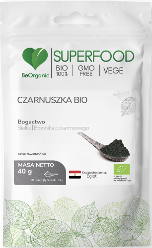 BeOrganic - Czarnuszka BIO 40g  be-effective