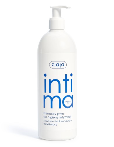 ZIAJA - Kremowy płyn do higieny intymnej z kwasem hialuronowym 500 ml be-effective