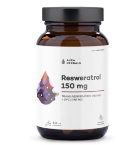 Aura Herbals - Resweratrol 150 mg - kapsułki 60 szt 
