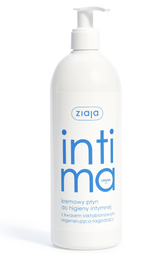 ZIAJA - kremowy płyn do higieny intymnej z kwasem laktobionowym - 500ml be-effective