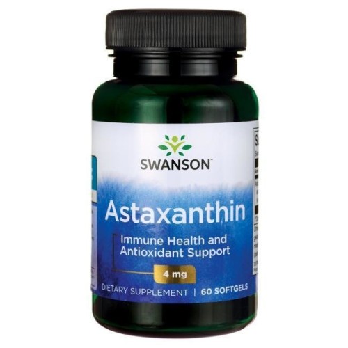 SWANSON Astaksantyna 4mg 60kaps. be-effective