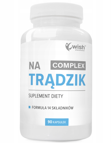 Wish NA TRĄDZIK Complex Skóra Problematyczna Cera Wrażliwa Pielęgnacja 90 kap  be-effective