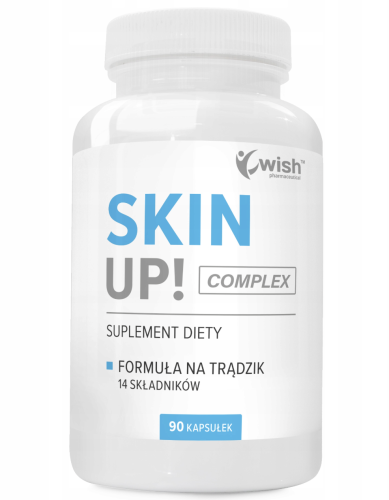 Wish SKIN UP! COMPLEX Trądzik Skóra Sebum Cera Wrażliwa Pielęgnacja VEGE 90 kap be-effective