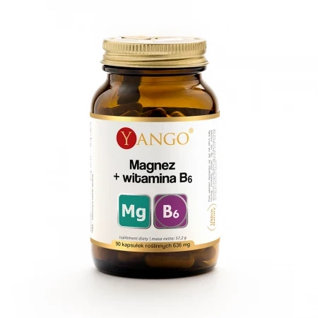 Yango - Magnez + witamina B6 - 90 kapsułek be-effective