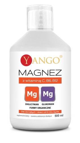Yango - Magnez z Witaminą C, B6, B12 – 500 ml be-effective