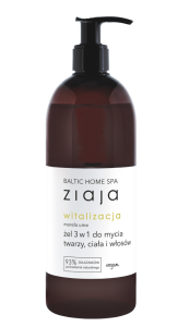 ZIAJA - BALTIC .WITALIZACJA żel do mycia 3W1 500ML.