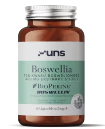 UNS - BOSWELLIA + BIOPERINE (60 kaps. vege) be-effective