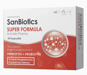 Activlab -SanBiotics super formula 4bl.po 10 kaps.
