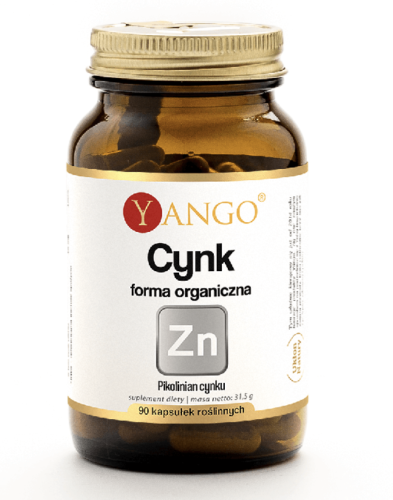 Yango - Cynk organiczny - 90 kaps. - Forma Organiczna be-effective