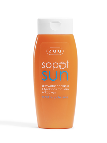 ZIAJA - SOPOT SUN AKTYWATOR OPALANIA Z TYROZYNĄ 150 ml. be-effective
