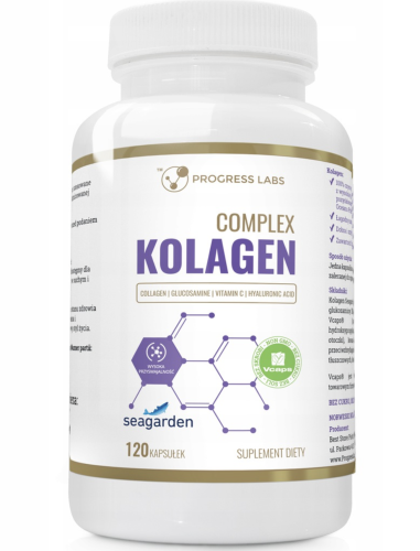 Progress Labs - Kolagen (Seagarden) Complex 500mg 120 KAPSUŁKI be-effective