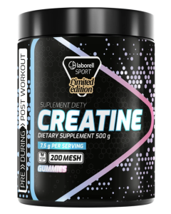 Laborell - Creatine gummies 500g SPORT - Monohydrat kreatyny o smaku kwaśnych żelek 