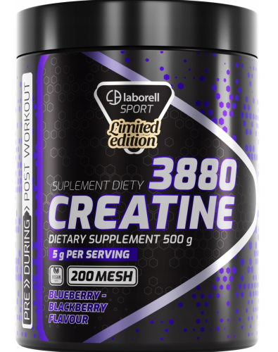 Laborell - Creatine 3880 blueberry-blackberry 500g SPORT be-effective