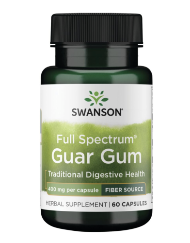 SWANSON FS Guar Gum 400mg. 60 kaps.  be-effective