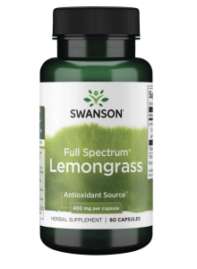 SWANSON FS Lemongrass 400 mg. 60 kaps.
