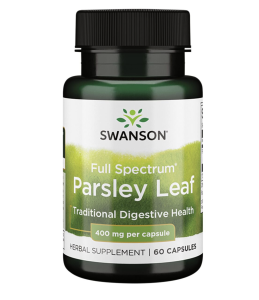 SWANSON FS Parsley Leaf 400 mg. 60 kaps.