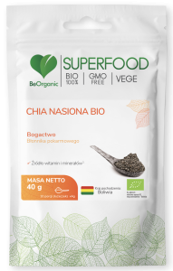 BeOrganic -  Chia nasiona BIO 40 g
