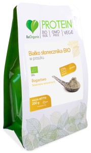 BeOrganic - Białko słonecznika BIO w proszku 200 g
