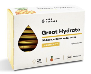 Aura Herbals - Great Hydrate  elektrolity ananas - saszetki 10 szt.