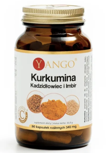 Yango - Kurkumina Kadzidłowiec i Imbir - 90 kaps. be-effective