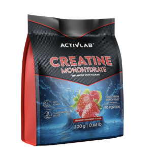 Activlab - Creatine Monohydrate - malina - truskawka  300 g.