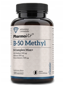 Pharmovit - B-50 Methyl B-complex  - 120 kaps - Classic 
