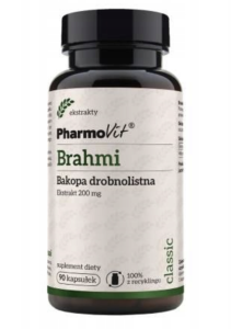 Pharmovit - Brahmi 20:1 200 mg 90 kaps - Classic