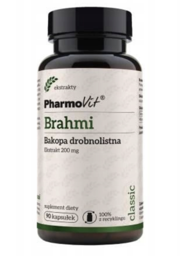 Pharmovit - Brahmi 20:1 200 mg 90 kaps - Classic be-effective