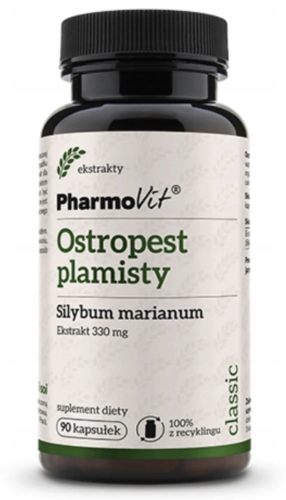 Pharmovit - Ostropest plamisty 330 mg 90 kaps - Classic be-effective