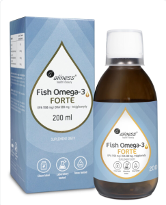 Aliness - Fish Omega 3 FORTE 50/25 Trójglicerydy, 200 ml
