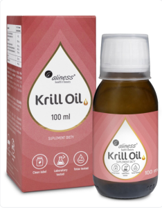 Aliness - Krill Oil Omega 3 z Astaksantyną, 100 ml