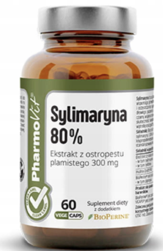 Pharmovit - Sylimaryna 80% 60 kaps Vege - CL be-effective