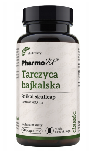 Pharmovit - Tarczyca bajkalska 400 mg 90 kaps - Classic be-effective