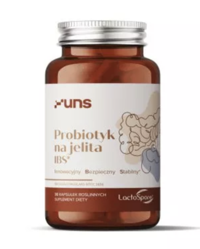 UNS - Probiotyk na jelita IBS - 30 kaps be-effective