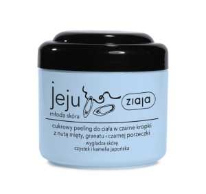 ZIAJA - cukrowy peeling do ciała w czarne kropki 200ml.