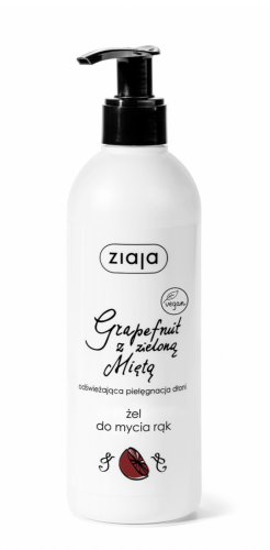 ZIAJA - żel do mycia rąk grapefruit z zieloną miętą 270ml. be-effective