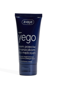 ZIAJA  - YEGO krem przeciw zmarszczkom dla mężczyzn SPF 6 ochrona niska 50 ml.