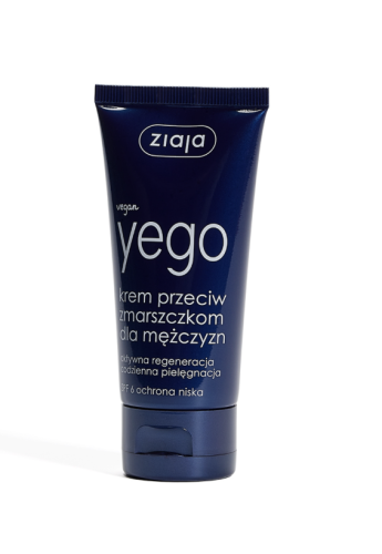 ZIAJA - YEGO krem przeciw zmarszczkom dla mężczyzn SPF 6 ochrona niska 50 ml.be-effective