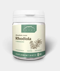 Nanga - Rhodiola z magnezem 30 kapsułek x 550 mg.