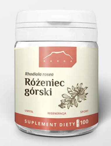 Nanga - Różeniec górski (rhodiola rosea) kapsułki 100 szt x 165 mg be-effective