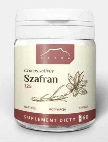 Nanga - Szafran ekstrakt 60 kapsułek x 125 mg be-effective