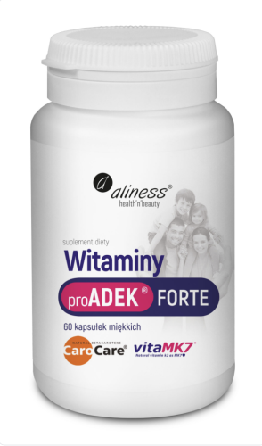 Aliness - Witaminy ProADEK® FORTE x 60 kaps. be-effective