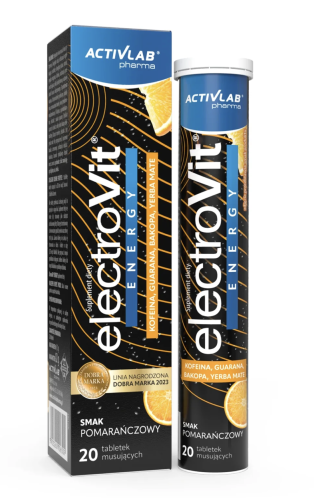 Activlab - ElectroVit ENERGY pomarańcza tuba 20 tabl.  be-effective