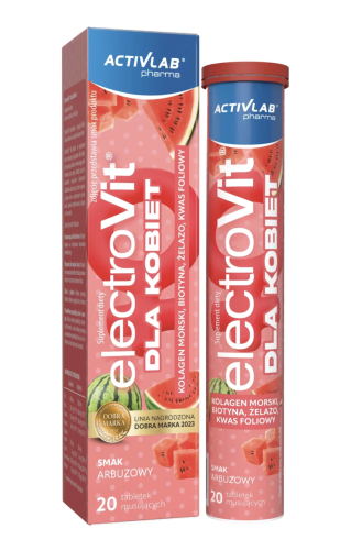 Activlab - Electrovit dla kobiet arbuz tuba 20 tabl. be-effective